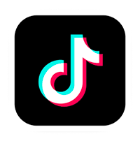 TikTok app icon linking to Thoughtful Connections podcast clips and dementia care education videos.